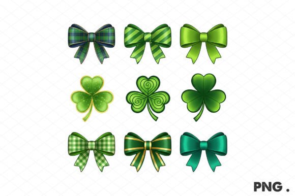 Coquette St. Patrick's Day Bow PNG: A Graphics Must-Have