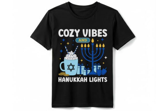 Cozy Vibes Hanukkah Lights T-shirt Review