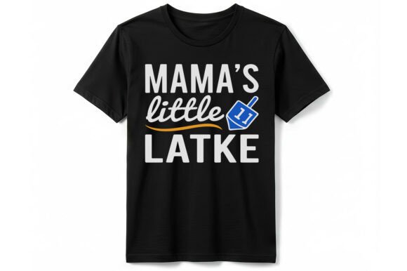 Cute and Festive: Mama's Little Latke T-Shirt Designs
