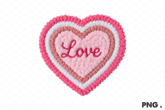 Faux Yarn Valentine Heart Png: A Must-Have Graphic