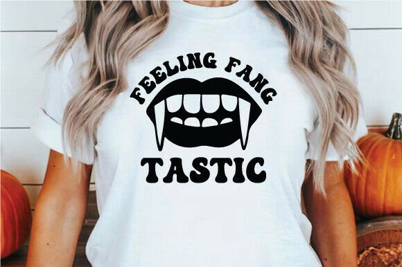Feeling Fangtastic: A Must-Have for Halloween Graphics and T-Shirt Designs
