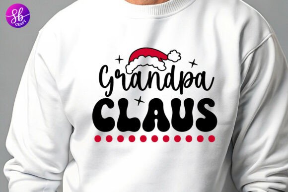 Grandpa Claus PNG: A Festive Addition for T-Shirt Designs