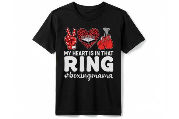 Heart in That Ring: A Bold T-Shirt Design for Local Brands