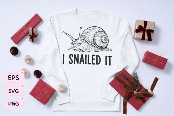 I Snailed It: A Whimsical Design for Embroidery