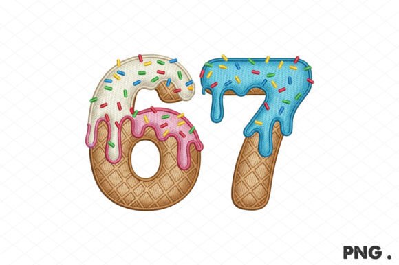 Ice Cream Dripping 67 PNG: A Sweet Addition to Graphics