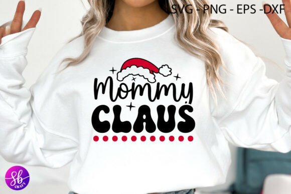 Mommy Claus, Mommy Claus Png: A Festive T-Shirt Design Asset