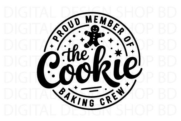 Proud Member of the Cookie Baking Crew: T-Shirt Designs & Graphics