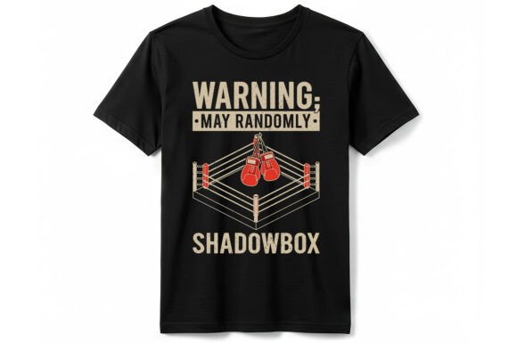 Randomly Shadowbox T-shirt: A Fun Graphic for T-Shirt Designs
