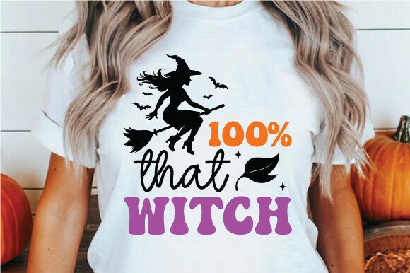 Review: 100 That Witch Funny Halloween T-Shirt Graphics