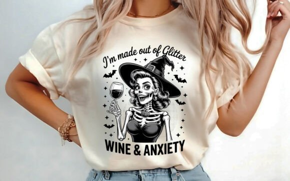 Review: I m Made out of Glitter Wine Anxiety PNG for T-Shirt Designs