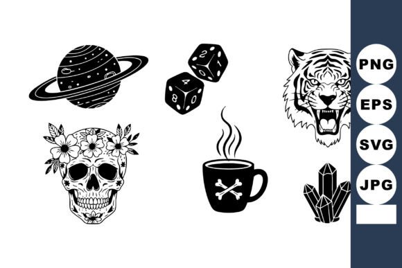 Review: Minimalist Black and White Vector Icons for Graphics