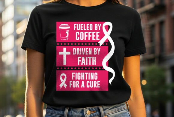 Warrior in Pink: A Bold T-Shirt Design for Local Brands